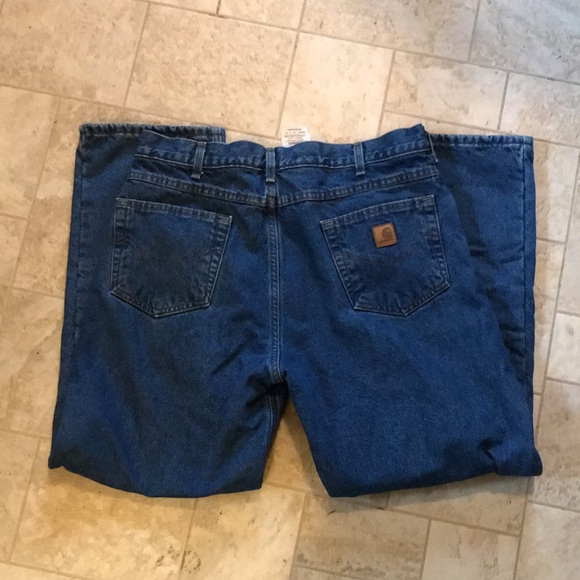 Carhartt Fleece Lined Loose Fit Jeans - Picture 2 of 6